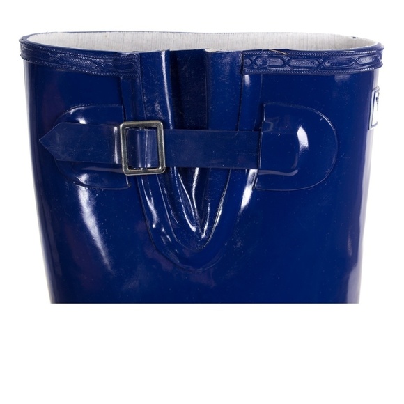 Women's Rainboots, Tall Rubber Rain Boots, RB-3106, Navy - Picture 6 of 6